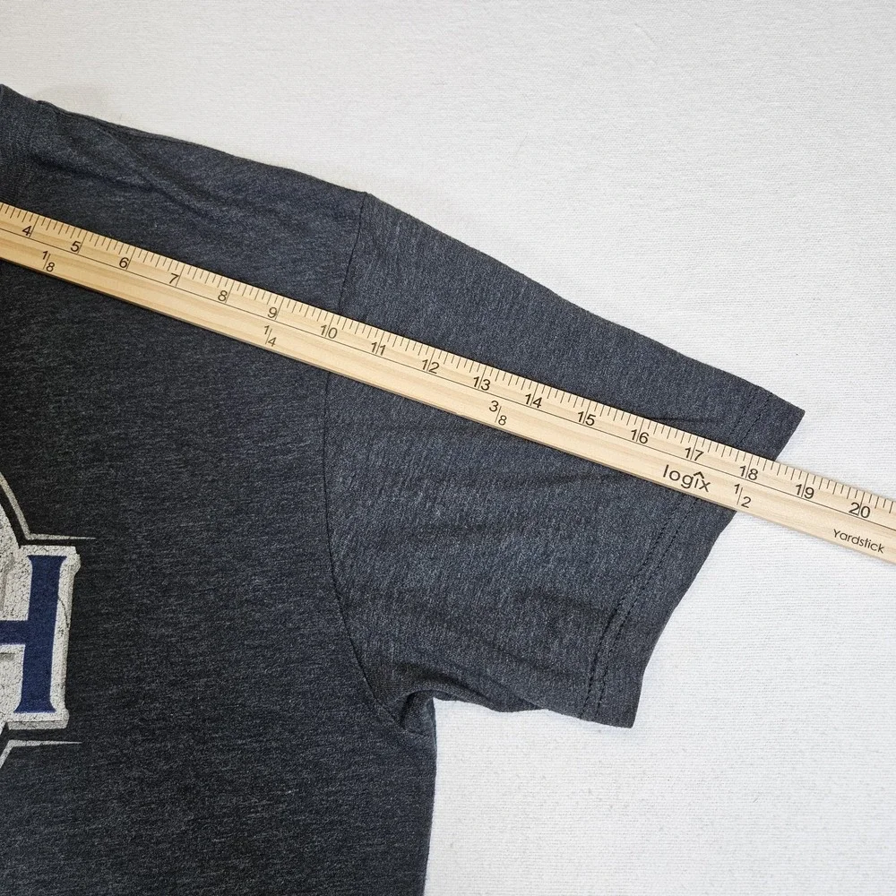 Brew City Busch Latte Graphic T-Shirt Mens XL Charcoal Grey Beer Logo Tee